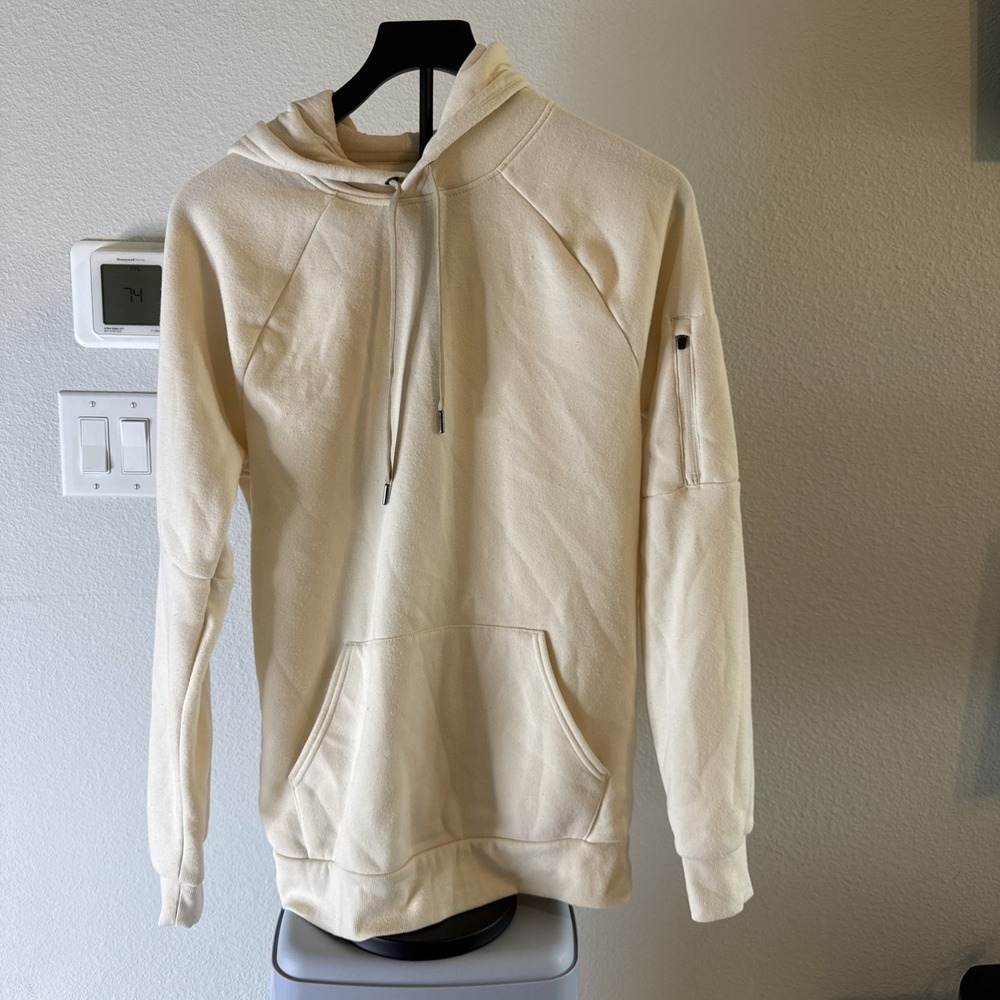 Right of Way Hoodie Beige/Cream‎ Size Small